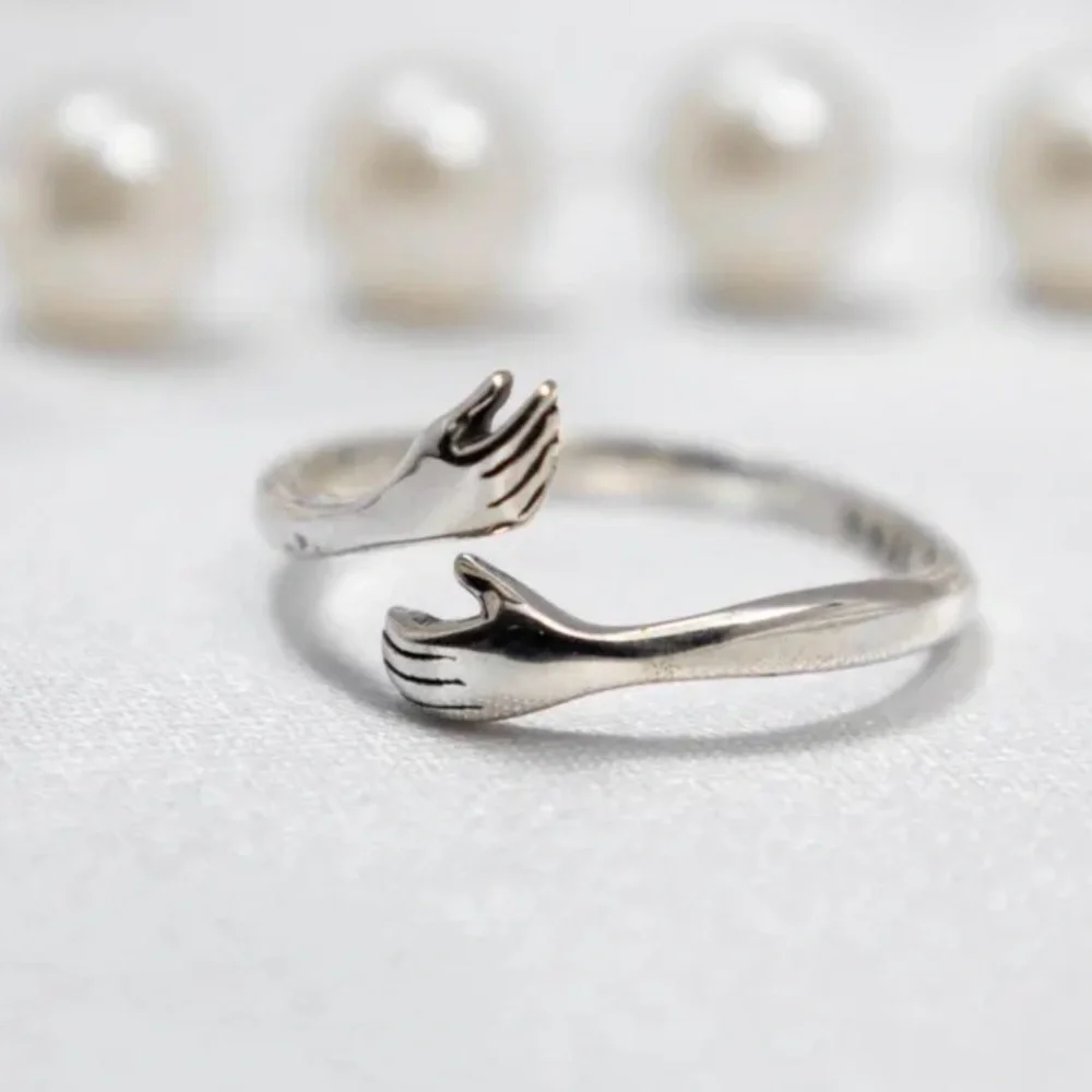 NWOT, Hope Ring‎ Made by JewelbyEllie, Silver, Adjustable